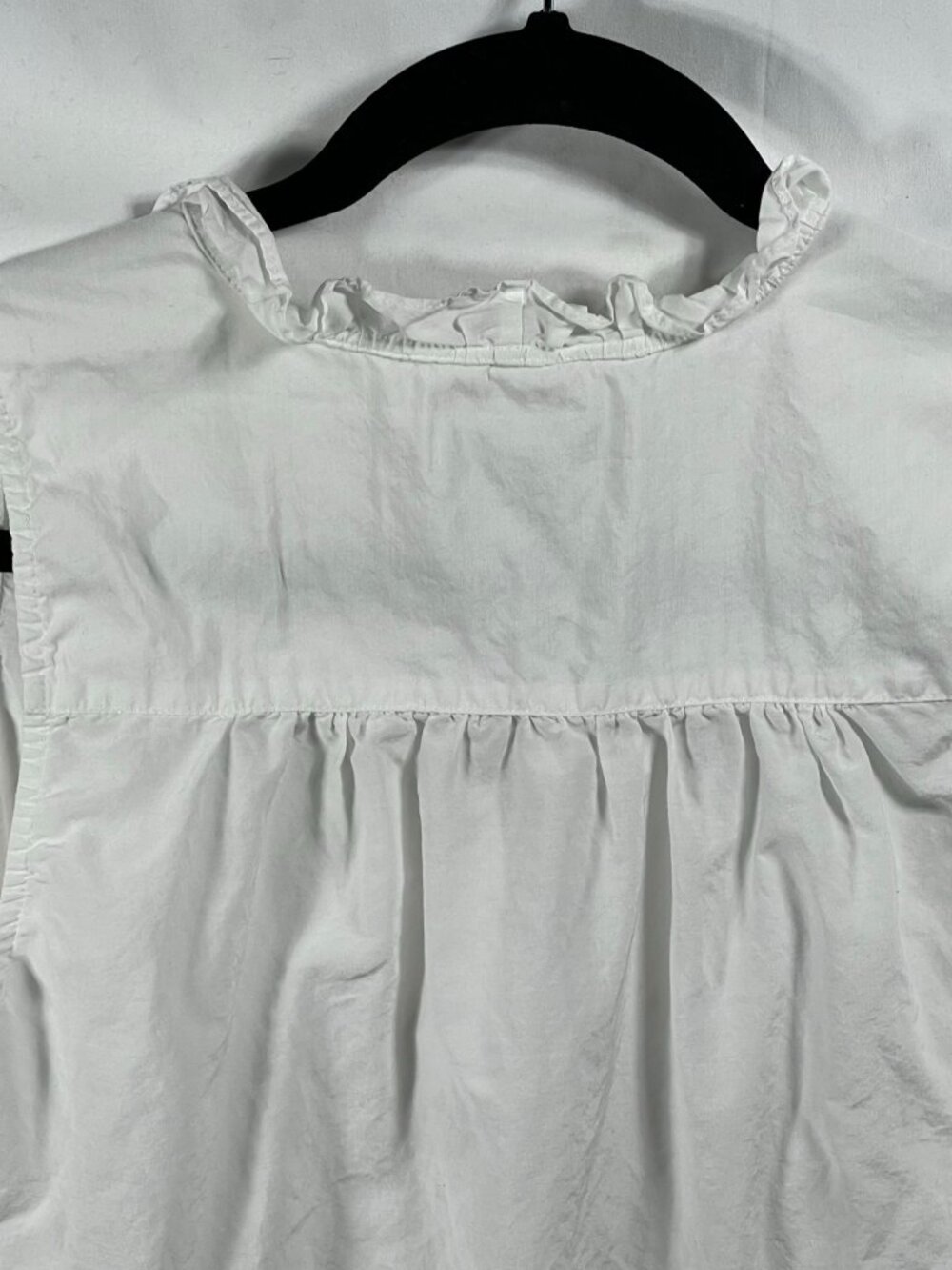 Tommy Bahama Top Womens Button Down Shirt Sleeveless XS Frilly Beach Coastal - Picture 4 of 8